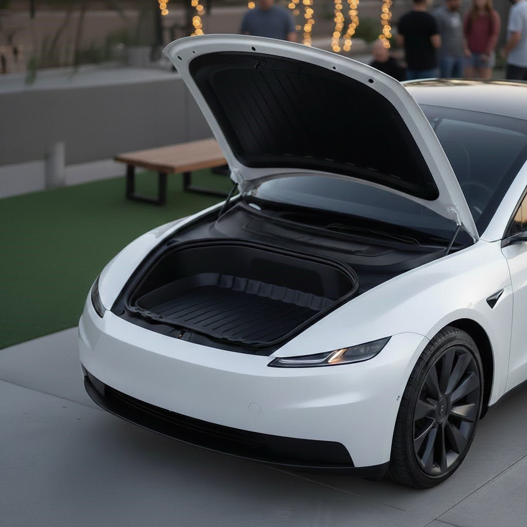 Sikunuo TPE Front Trunk Mat for Tesla Model Y Standard
