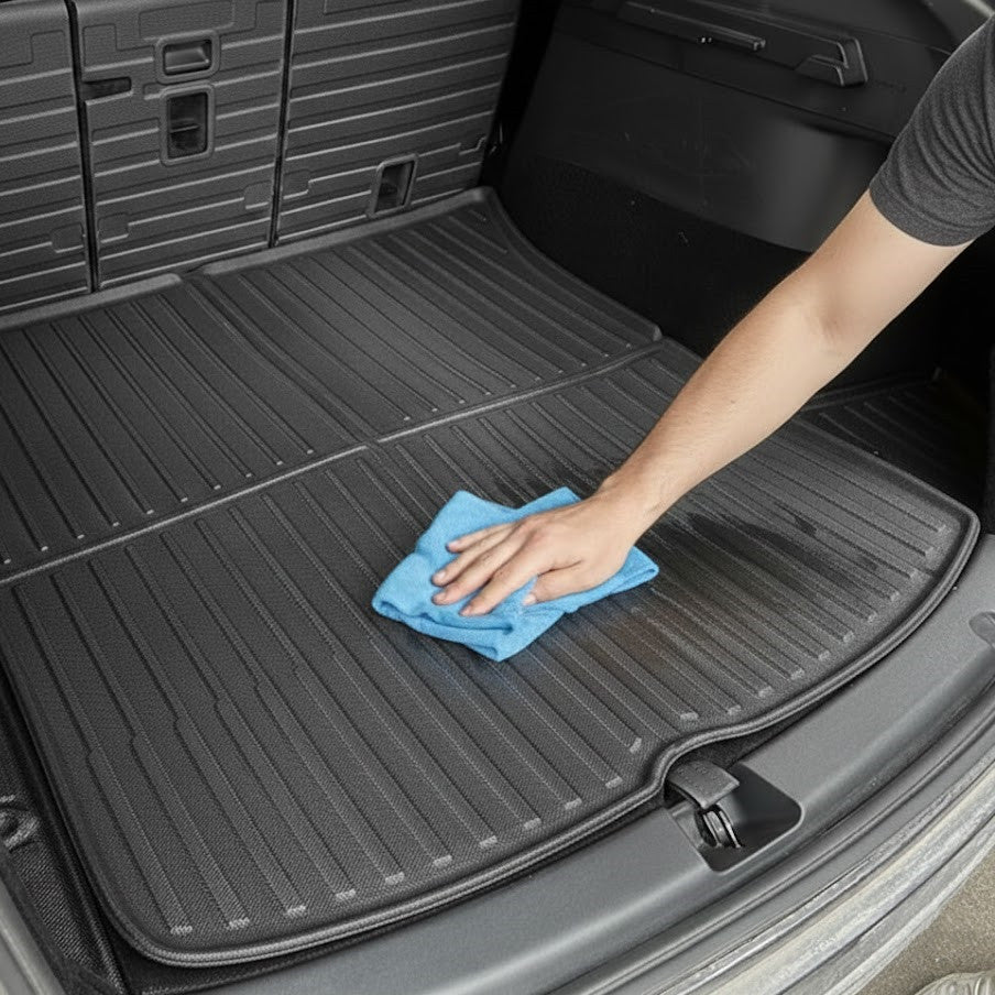 Sikunuo TPE Front/Rear Trunk Mat for Model Y Standard (3PCS)