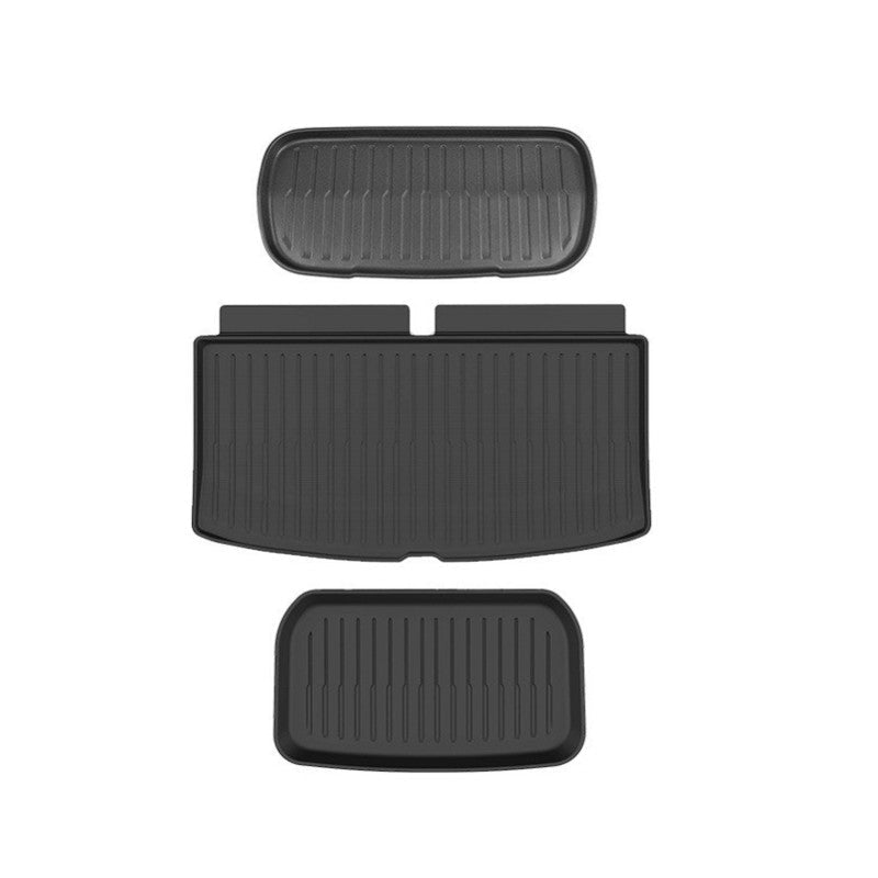 Sikunuo TPE Front/Rear Trunk Mats for Model YL 6-Seater