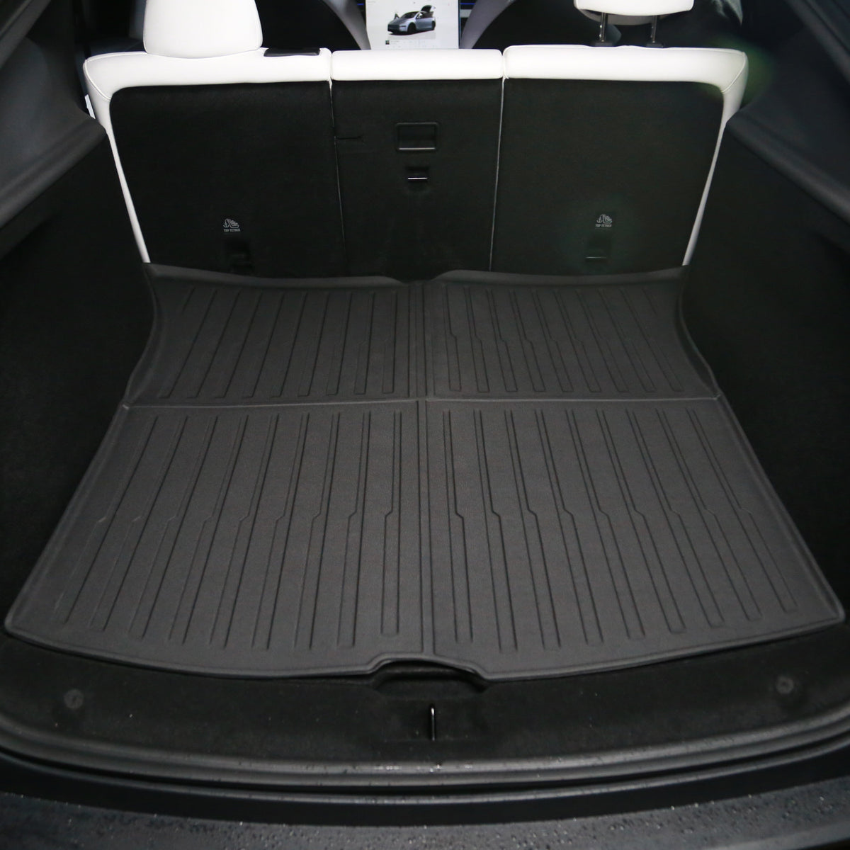Sikunuo TPE Trunk Mat For Tesla Model Y Juniper