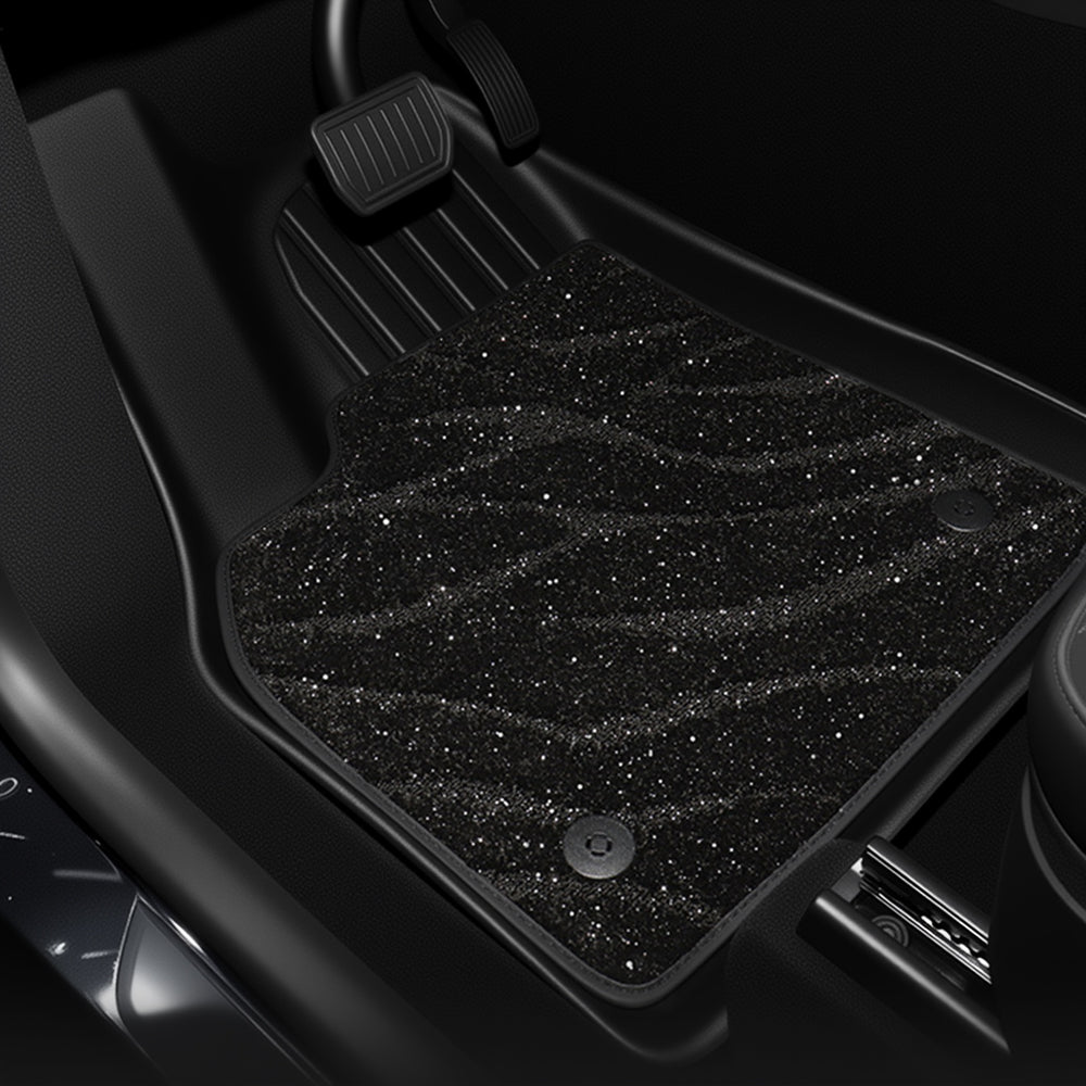 Sikunuo TPE+Carpet Double Layer Floor Mats for Model Y Juniper