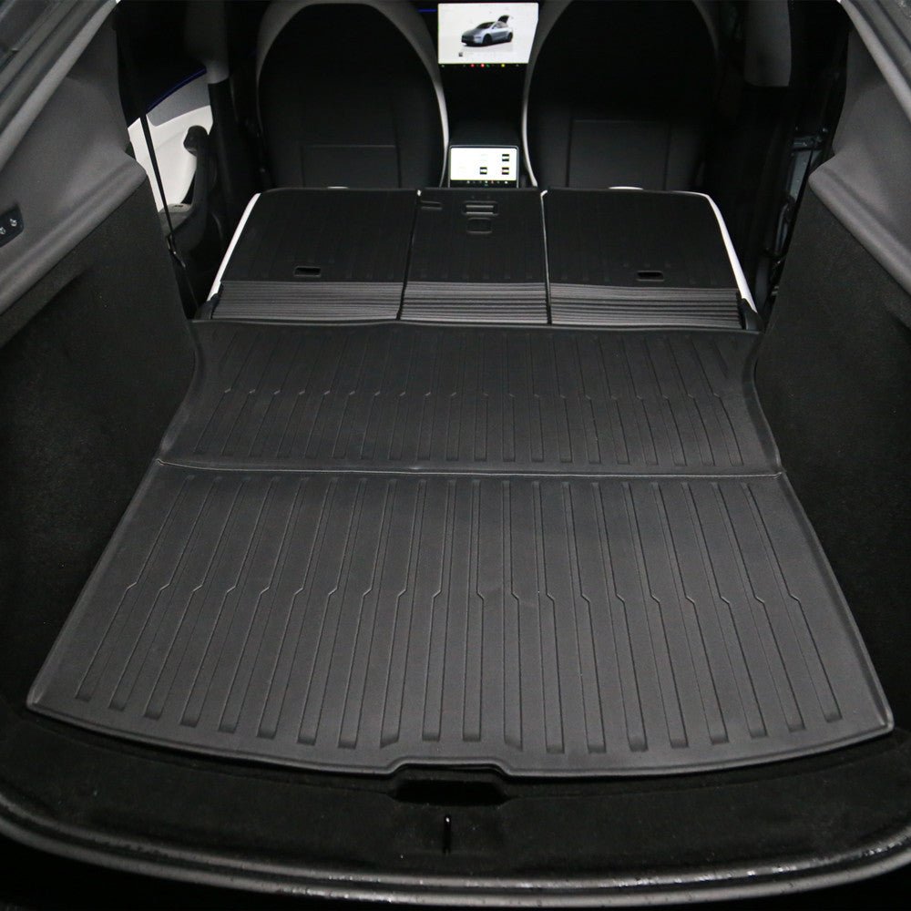 Trunk Mat with Backrest Mat for Model Y Juniper | TPE | Waterproof | Sikunuo