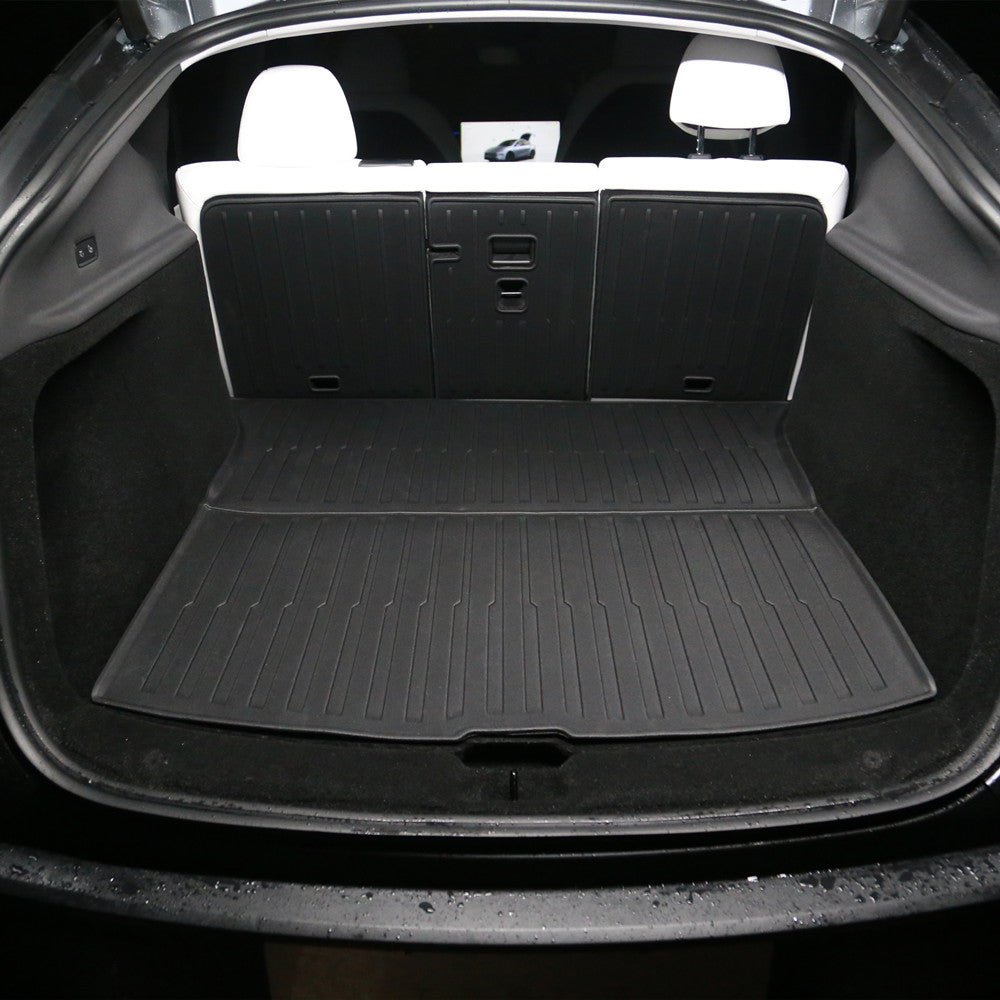 Trunk Mat with Backrest Mat for Model Y Juniper | TPE | Waterproof | Sikunuo