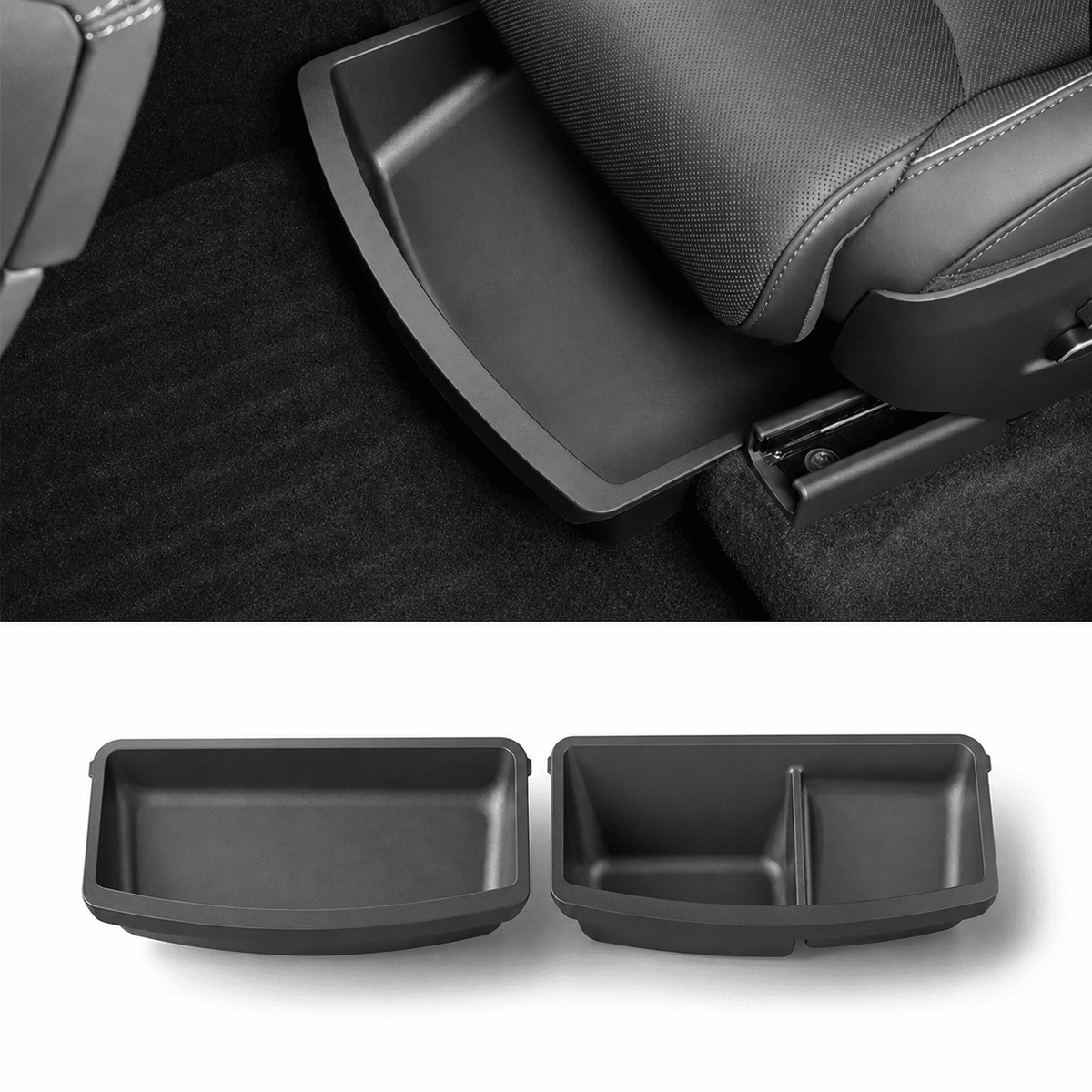 Sikunuo Under Front Seat Storage Box for Model YL 6-Seater