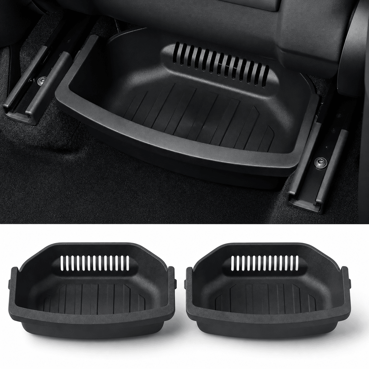 Sikunuo Under Front Seat Storage Box for Model YL 6-Seater