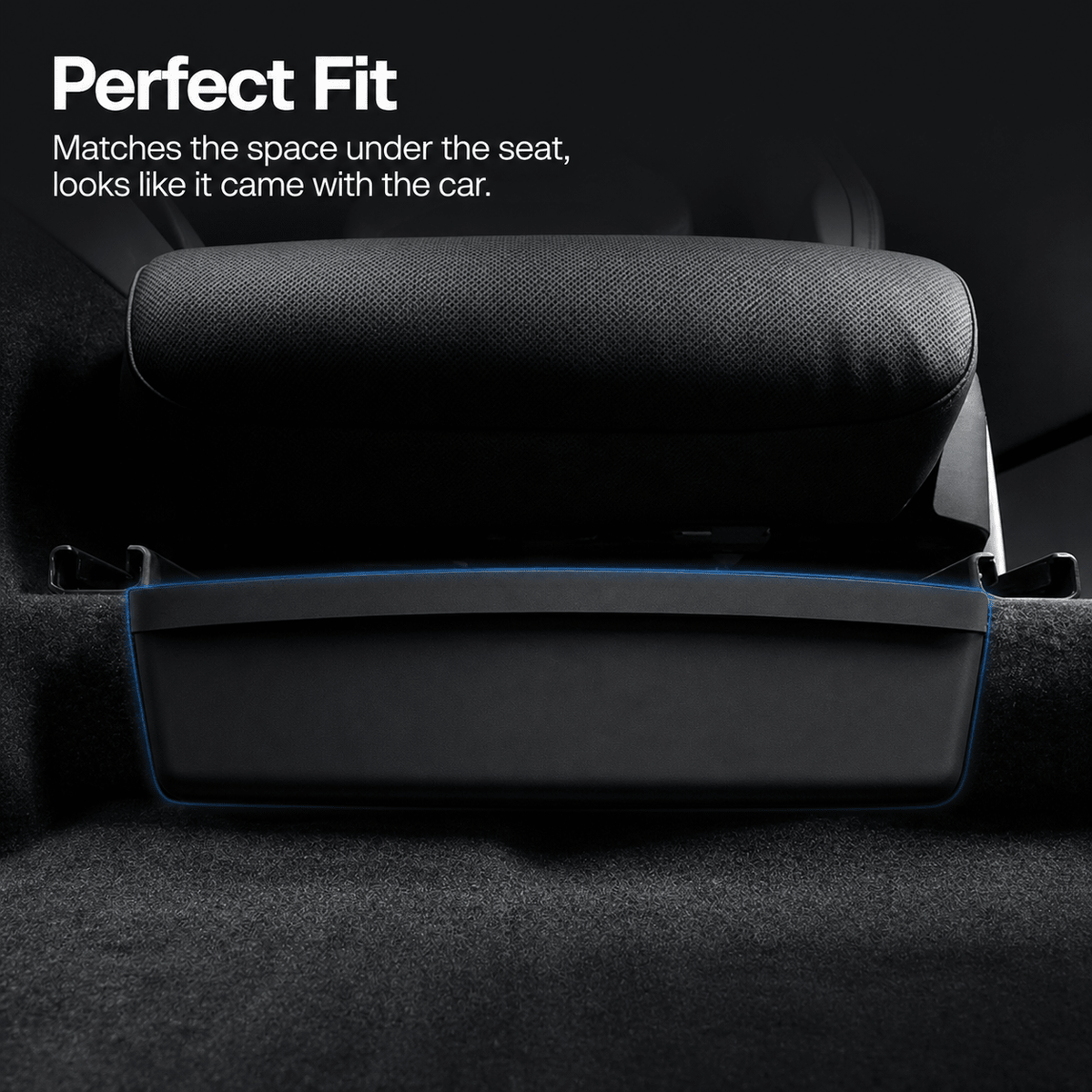 Sikunuo Under Front Seat Storage Box for Model YL 6-Seater