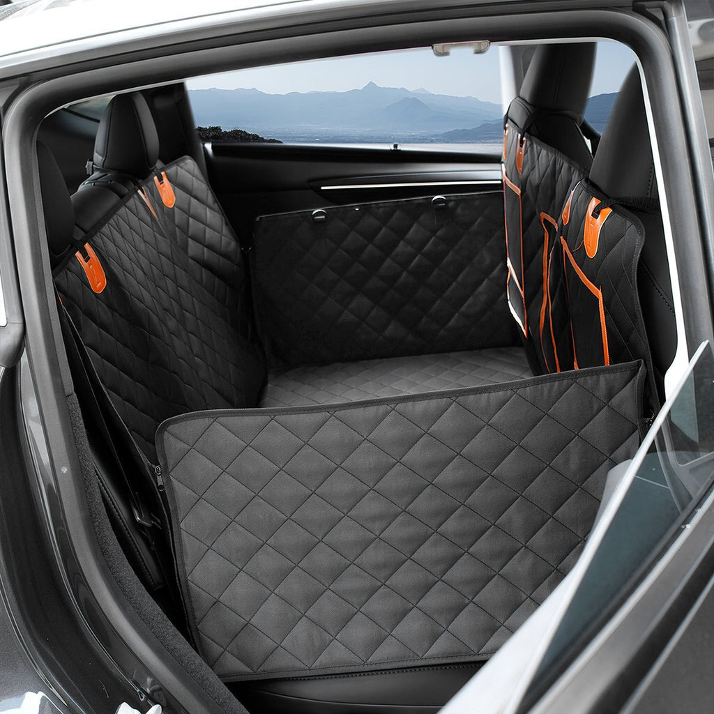 Sikunuo Upgraded Dog Seat Cover for Model Y | Waterproof | Mesh Window