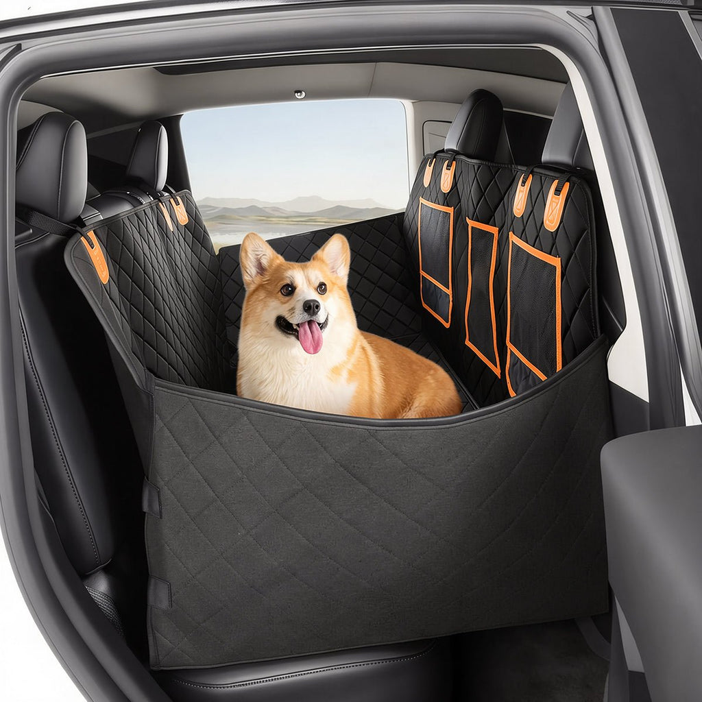 Sikunuo Upgraded Dog Seat Cover for Model Y | Waterproof | Mesh Window