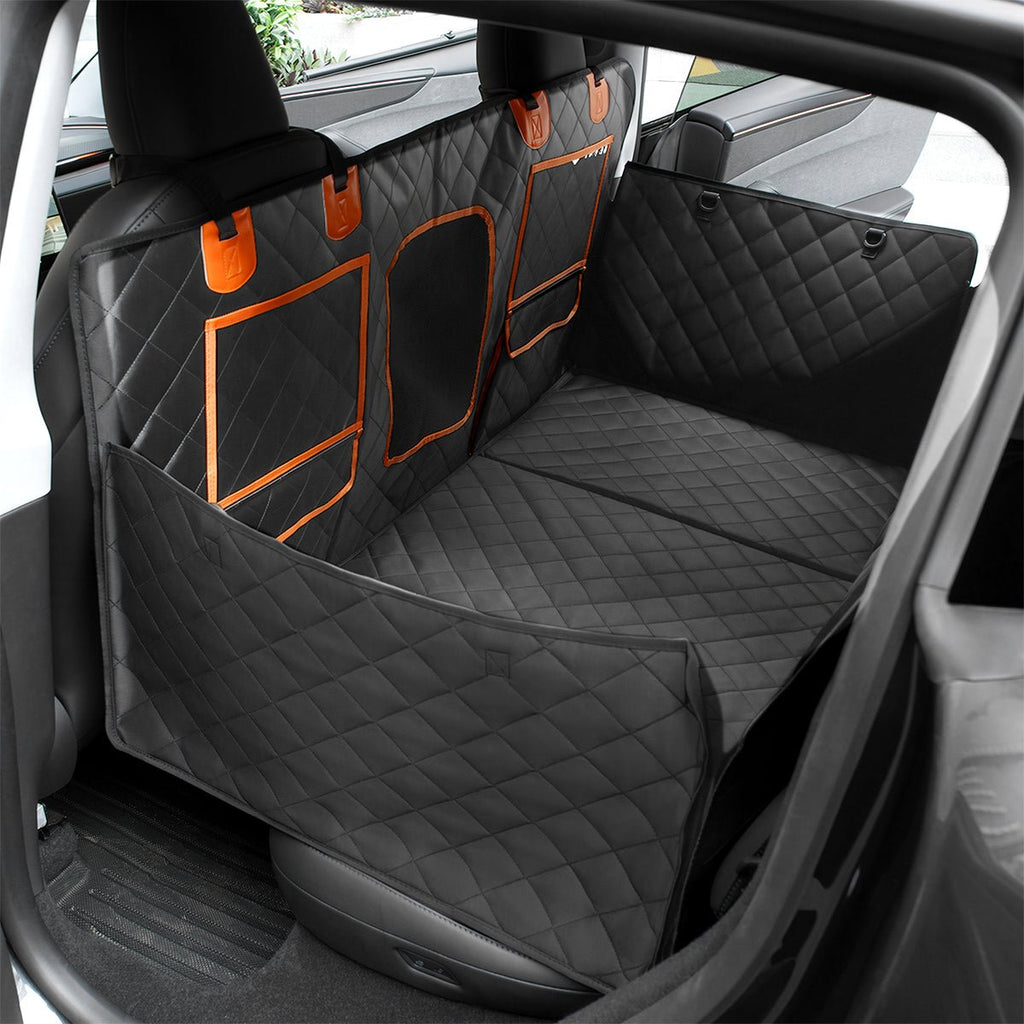 Sikunuo Upgraded Dog Seat Cover for Model Y | Waterproof | Mesh Window