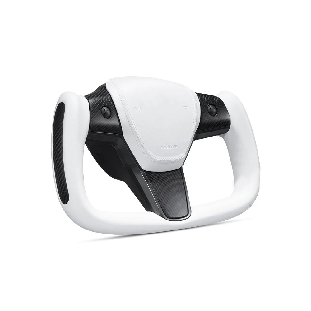 Sikunuo Yoke Carbon Fiber Steering Wheel for Model 3 / Y【Style 37】