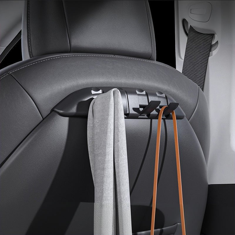 Rear Seat Back Hooks & Organizer for Tesla Model 3/Y | Sikunuo