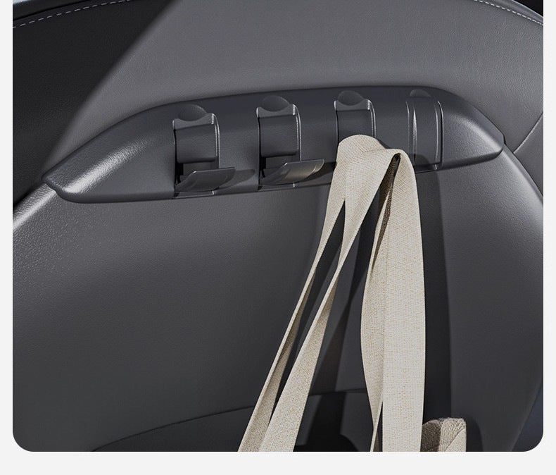 Rear Seat Back Hooks & Organizer for Tesla Model 3/Y | Sikunuo
