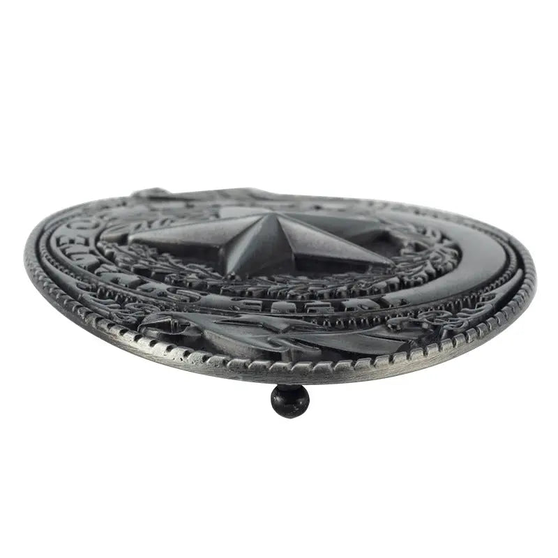 Texas Pentagram Belt Buckle