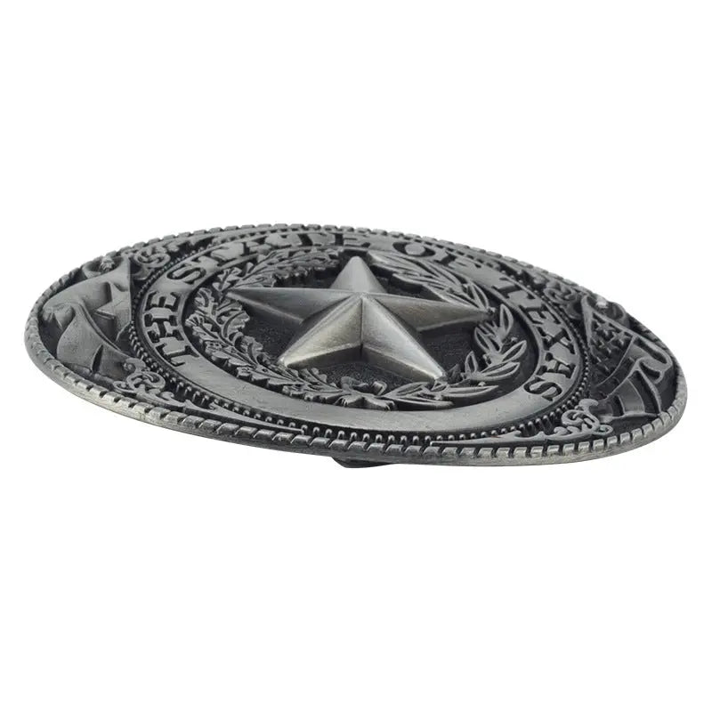 Texas Pentagram Belt Buckle