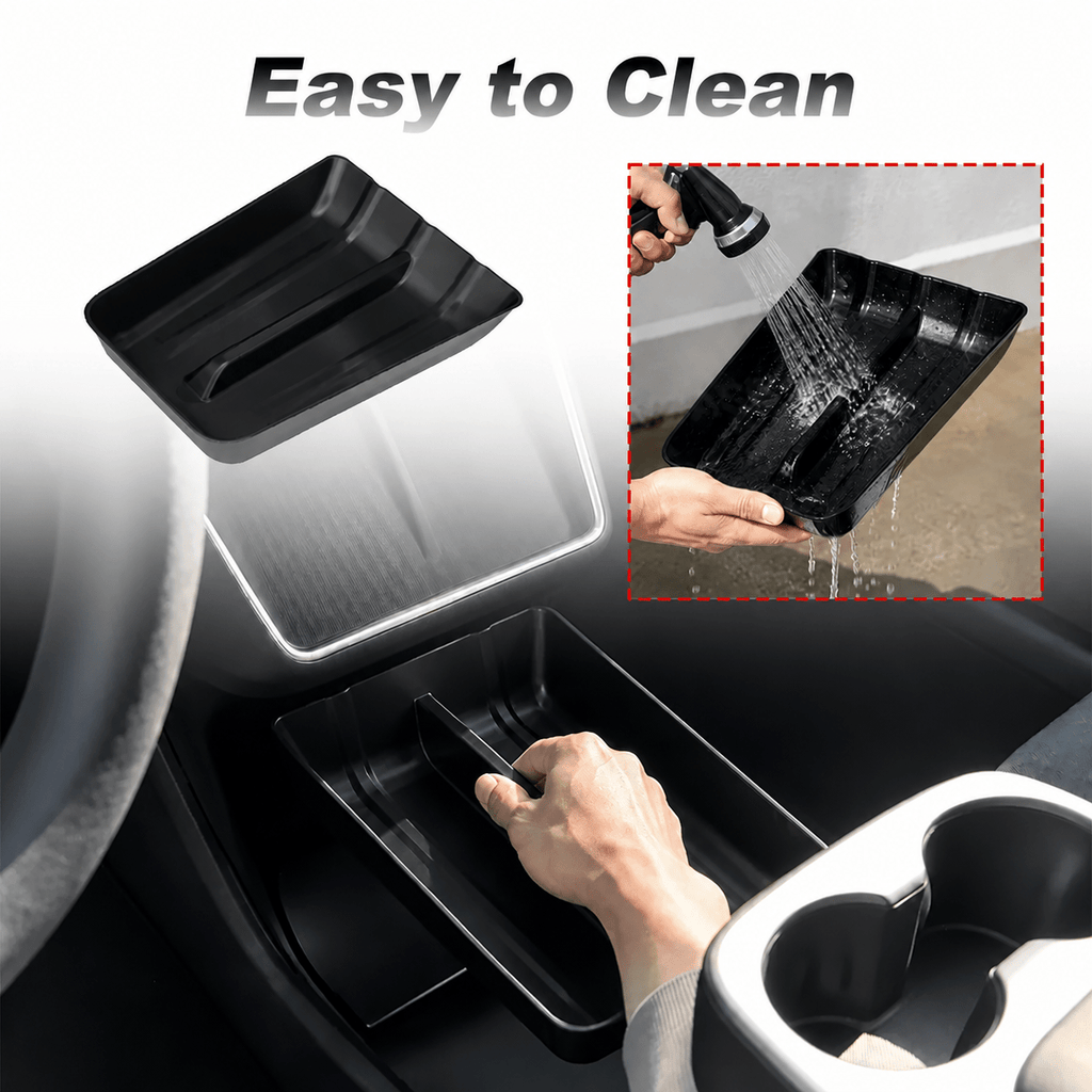 TPE Center Console Lower Storage Tray for Model Y Standard 2026+