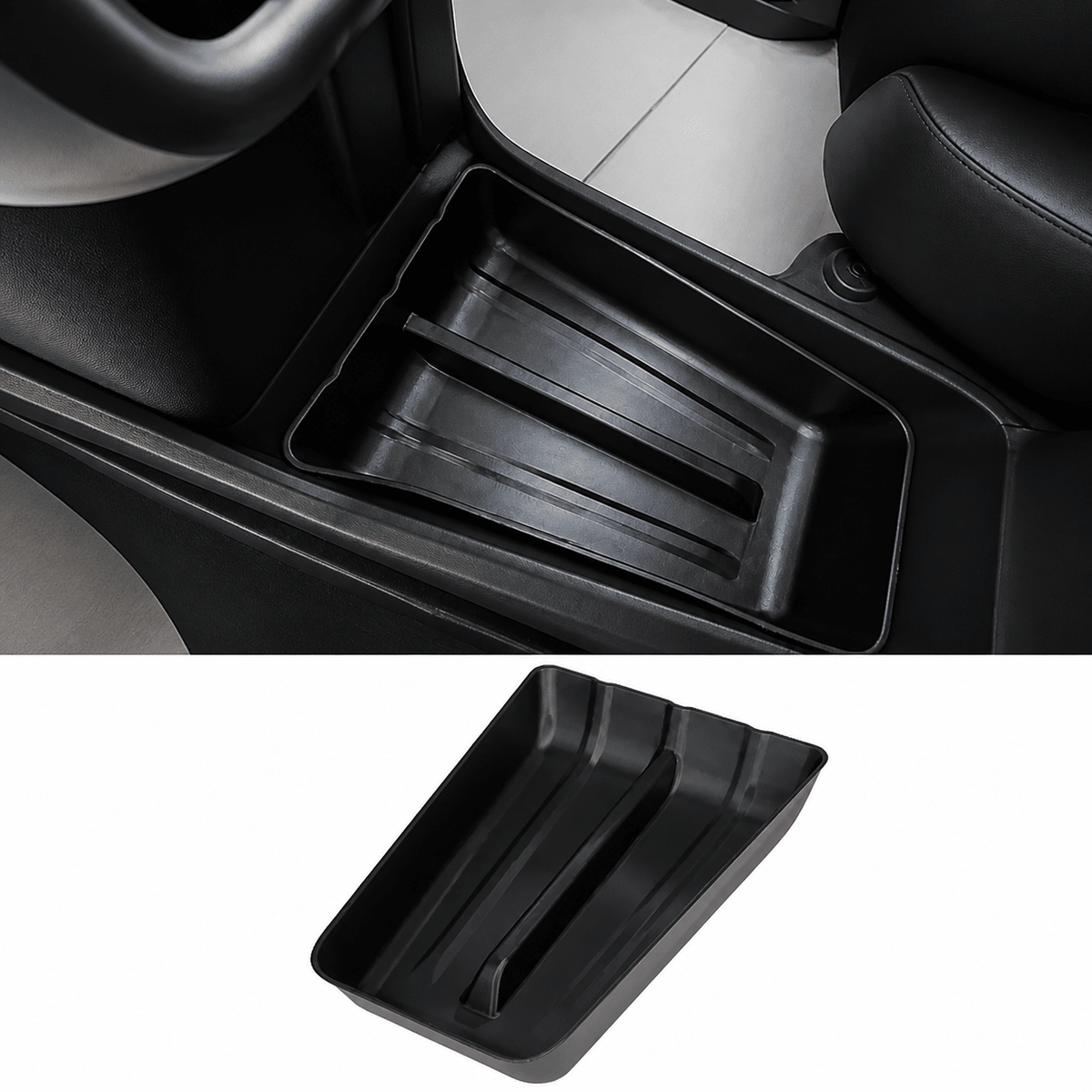 TPE Center Console Lower Storage Tray for Model Y Standard 2026+