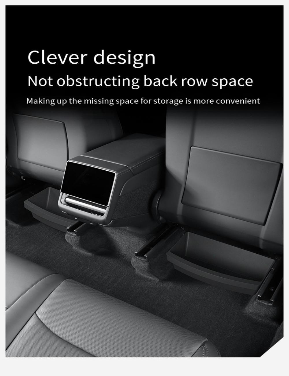TPE Under Seat Storage Box for Model Y Juniper | Sikunuo