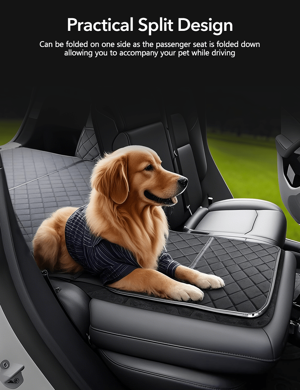 Trunk Mat Waterproof Car Dog Cover for Model Y | Sikunuo