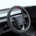 Sikunuo Alcantara Steering Wheel Cover for Model Y Juniper / Model 3 Highland / Model YL