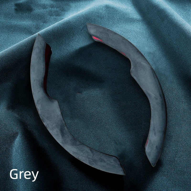 Ultra-thin Alcantara Steering Wheel Cover for Model 3 / Y | Sikunuo