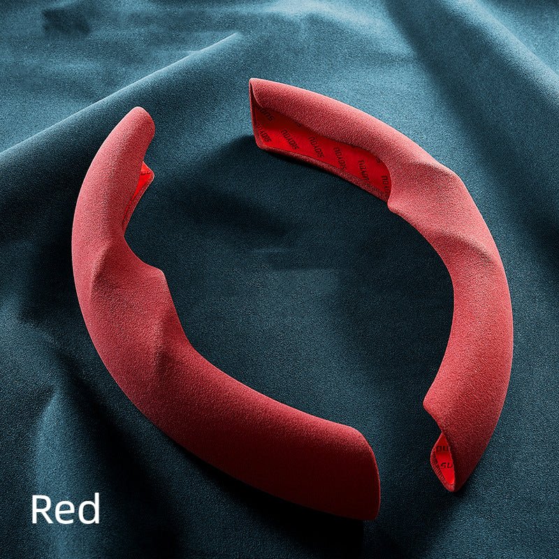 Ultra-thin Alcantara Steering Wheel Cover for Model 3 / Y | Sikunuo