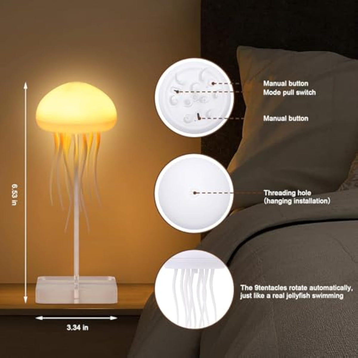 Floating Jellyfish Lamp