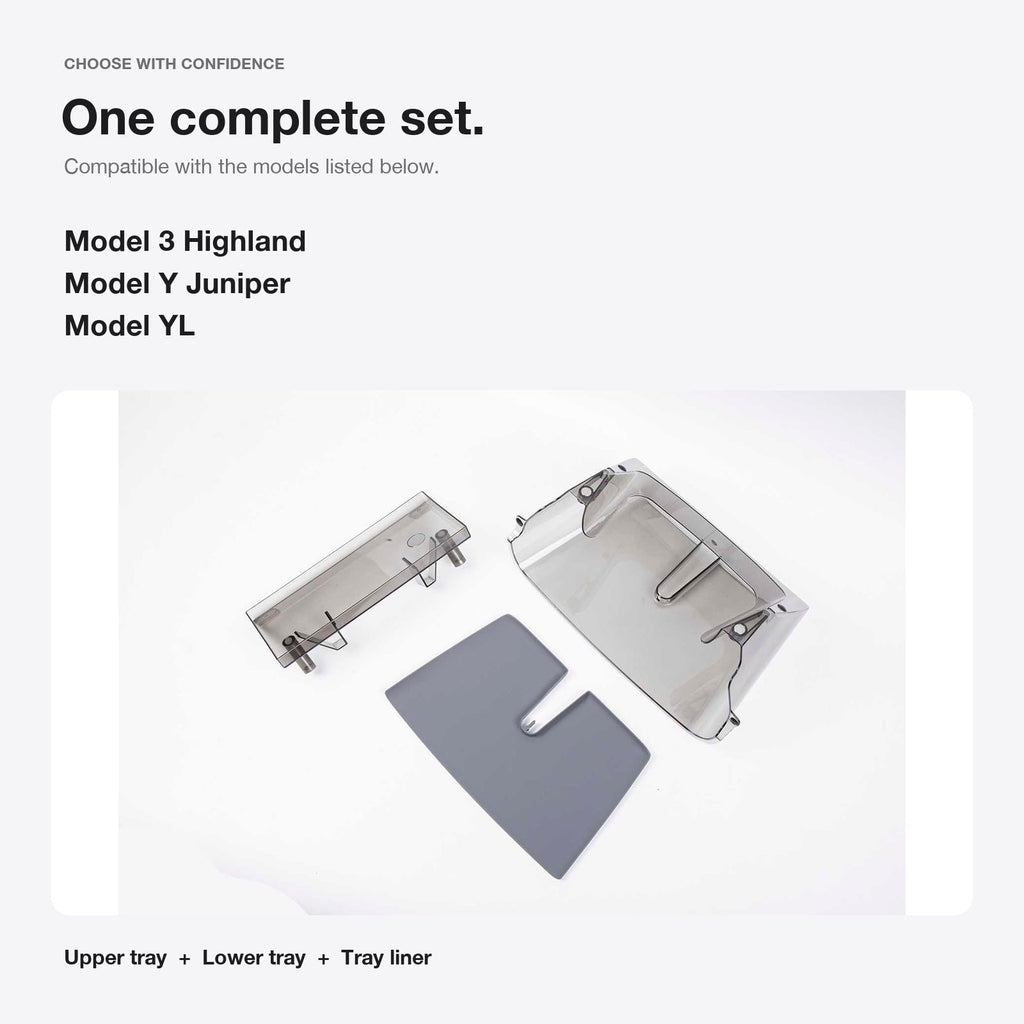 Under Center Screen Storage for Model 3 Highland / Model Y Juniper / Model YL