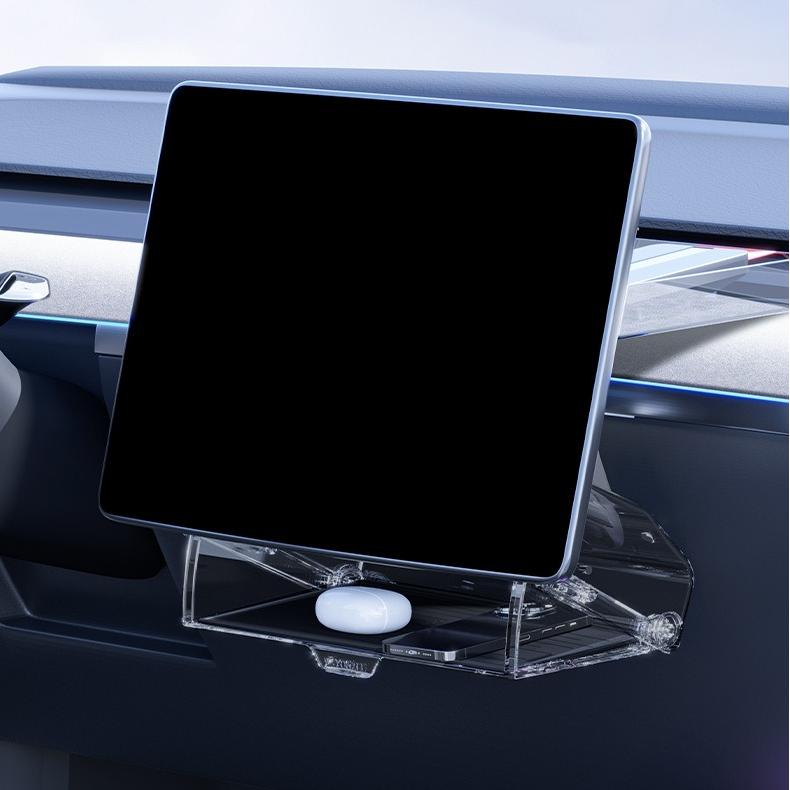 Under Screen Storage Organizer for Model Y Juniper & Model 3 Highland | Sikunuo