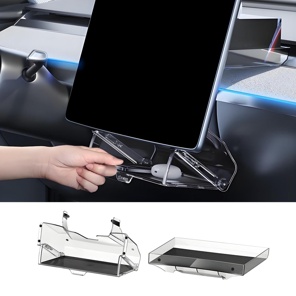 Under Screen Storage Organizer for Model Y Juniper & Model 3 Highland | Sikunuo