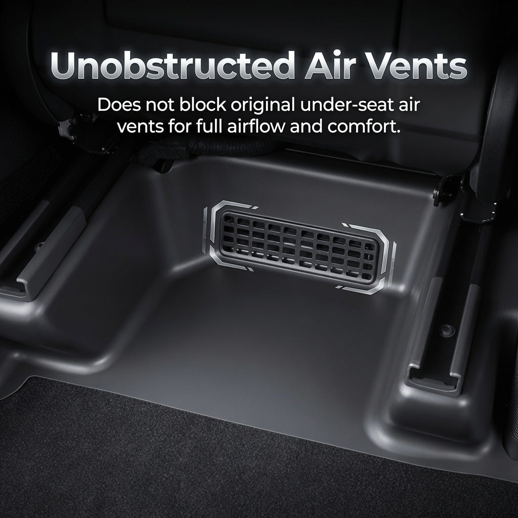 Under-Seat Corner Guards for Tesla Model YL 6-Seater (6PCS)