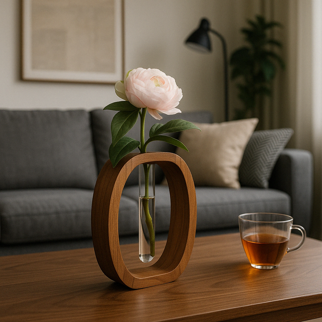 Sikunuo | Nordic Style Oval Frame Tube Vase