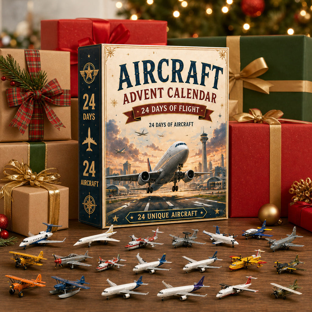 Airplane Advent Calendar 2026 - 24 Model Airplanes