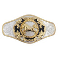 Western Belt Buckle Gold Large for Men