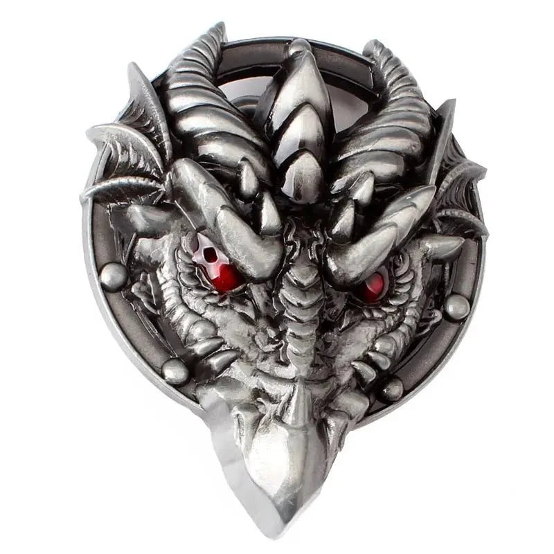 Western Dragon Head Belt Buckle