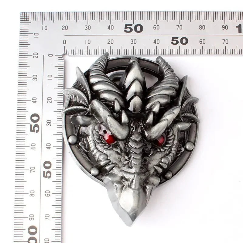 Western Dragon Head Belt Buckle