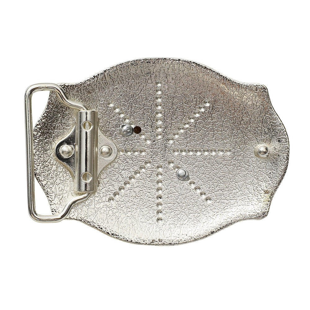 Western Standing Deer Buck Belt Buckle Gold Silver