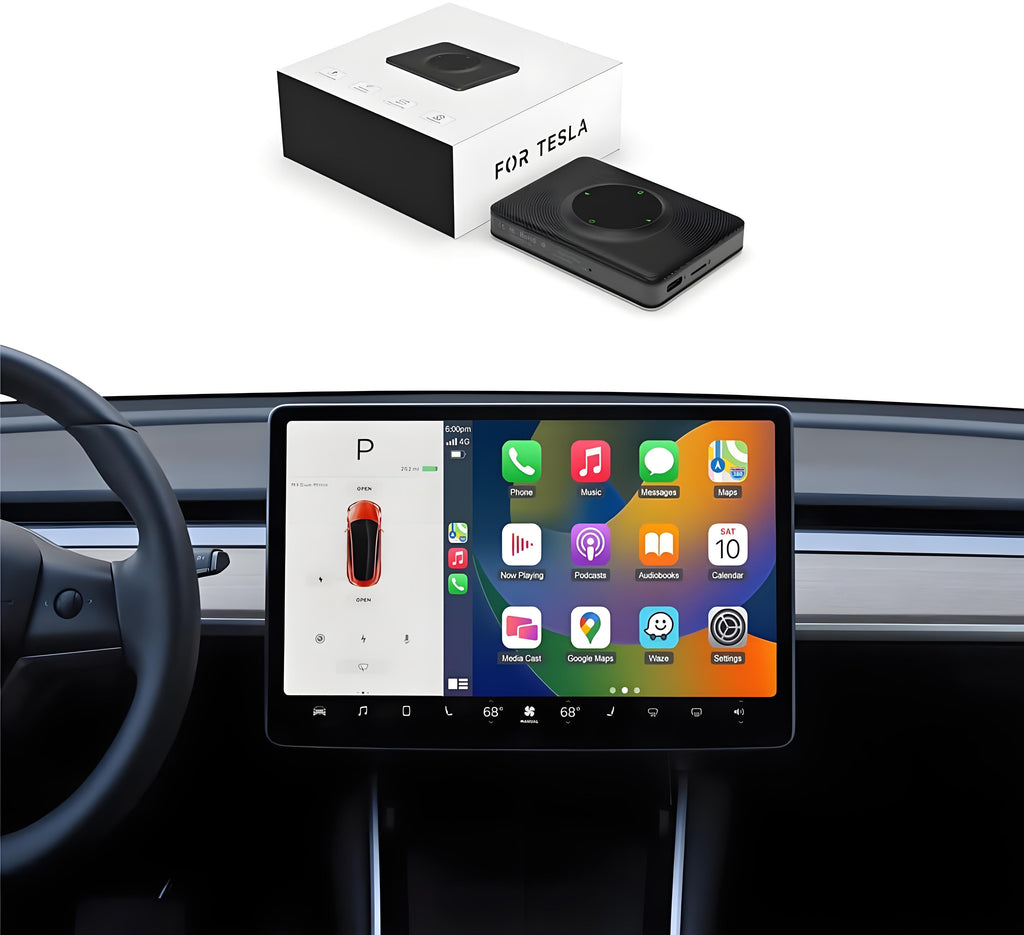 Wireless Apple CarPlay Adapter for Tesla | Sikunuo