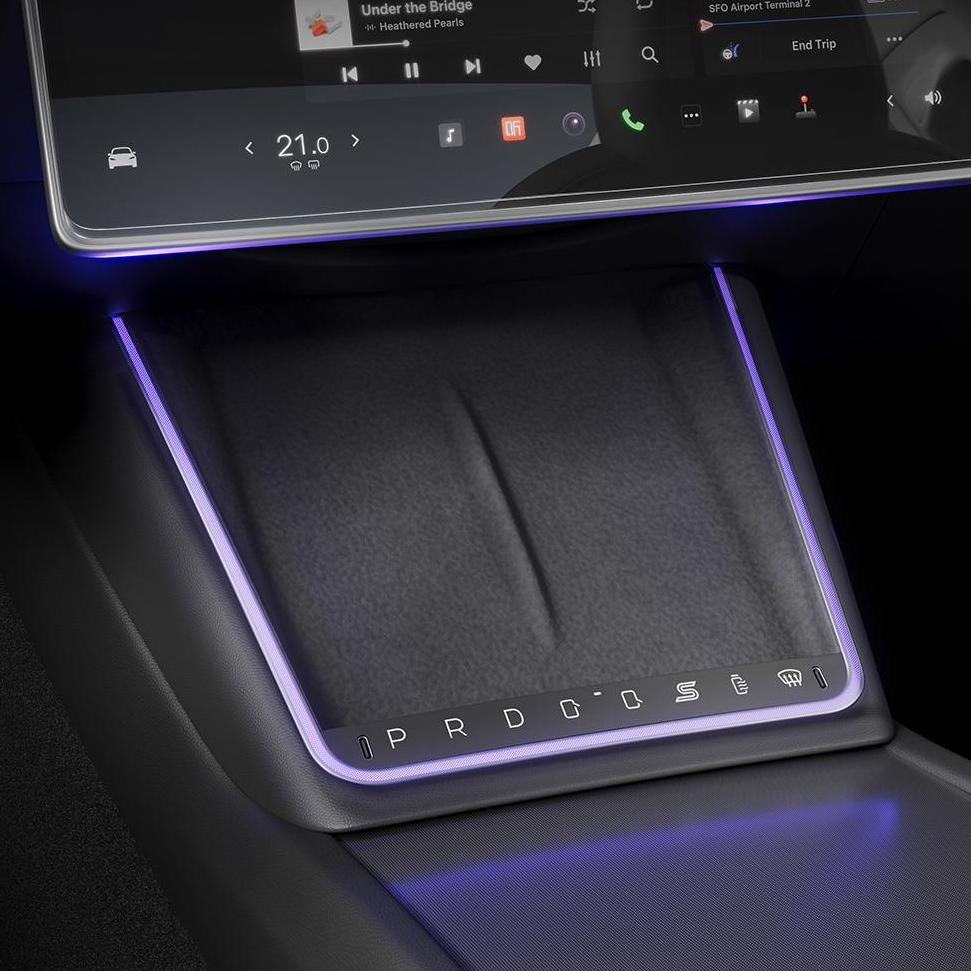 Sikunuo Wireless Charging Smart Button with Ambient Light for Model 3 Highland / Y Juniper