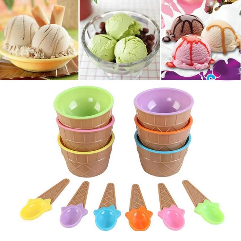 Sikunuo | Candy Melting Ice Cream Bowl Set