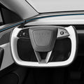 Yoke Steering Wheel for Model 3 Highland / Model Y Juniper【Two-Tone Style】